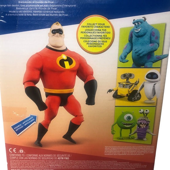 Pixar Mr. Incredible Poseable Action Figure - Picture 4 of 8